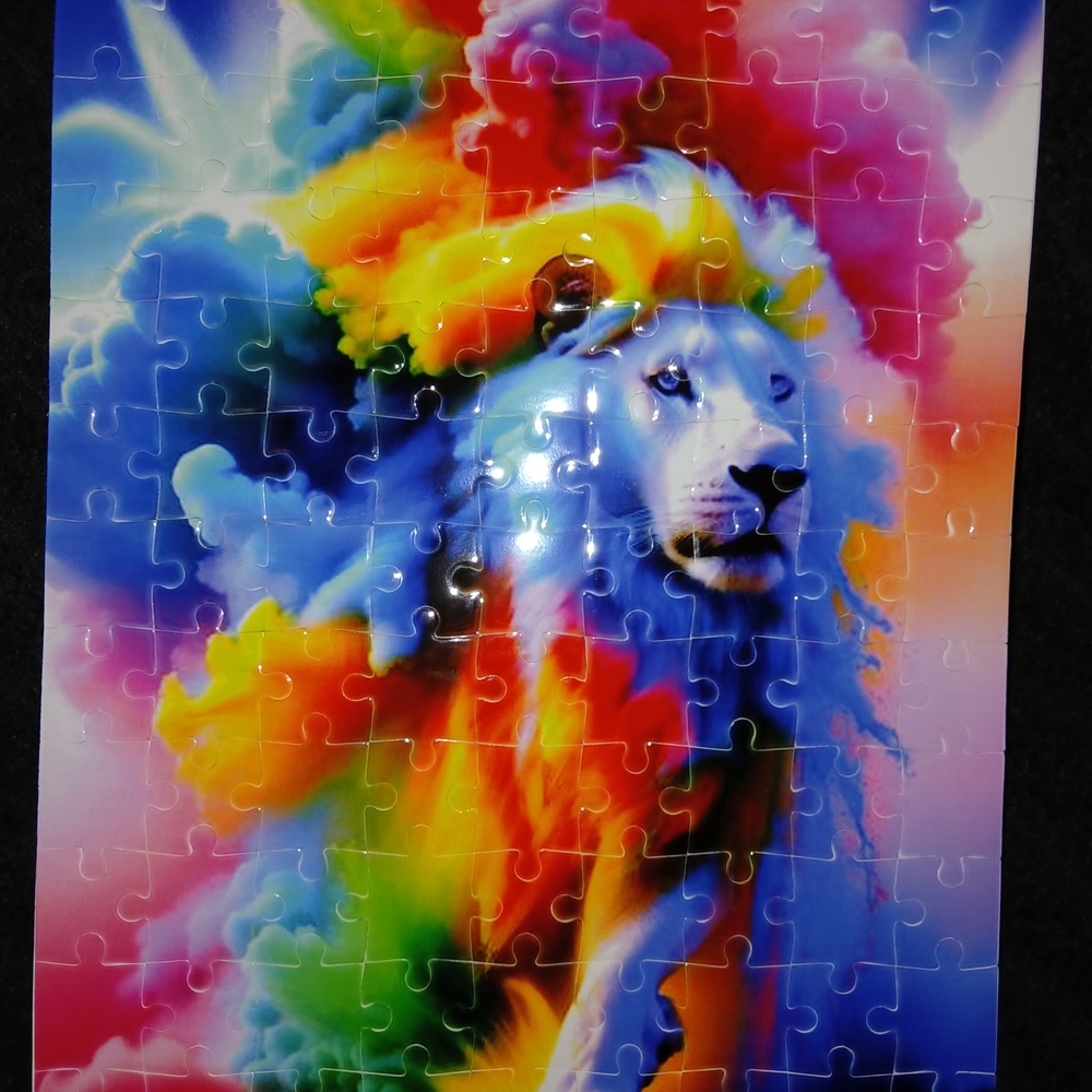 Colorful Lion Puzzle by [Brand]